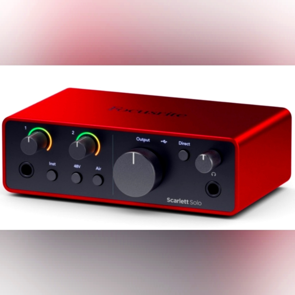 Focusrite Scarlett Solo 4th generatio